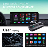 Ottocast Play2Video Ultra Trådløs CarPlay/Android Auto Adapter Alt-i-1