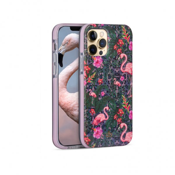 dbramante1928 iPhone 13 Pro Max Cover Capri Tropical Flamingo