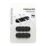 Bluelounge CableDrop Multi Kabelholder 2-pak Sort
