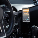 Just Mobile USB Highway Max Biloplader Sort Sølv