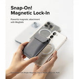 Ringke Kortholder Stand Wallet Magnetic MagSafe Light Gray