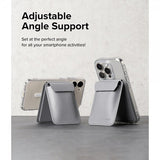 Ringke Kortholder Stand Wallet Magnetic MagSafe Light Gray