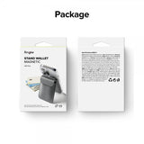 Ringke Kortholder Stand Wallet Magnetic MagSafe Light Gray