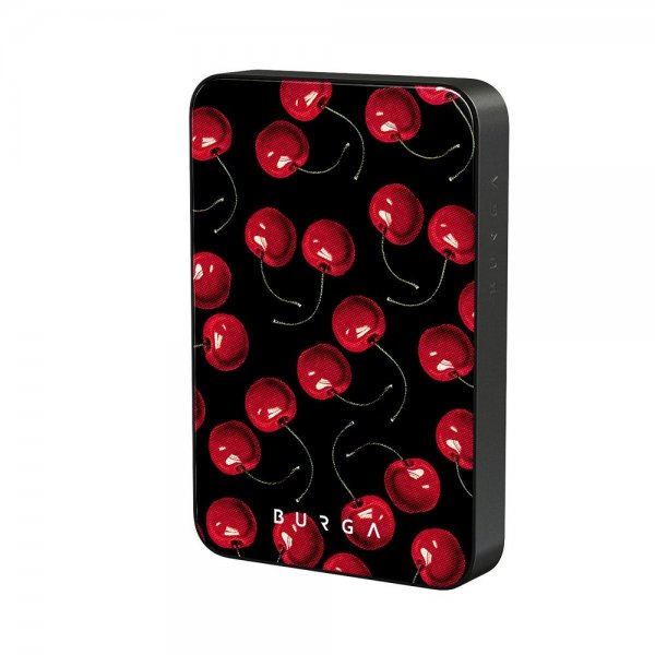 Burga Powerbank MagSafe 5000 mAh Cherrybomb Metalgrå