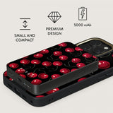 Burga Powerbank MagSafe 5000 mAh Cherrybomb Metalgrå