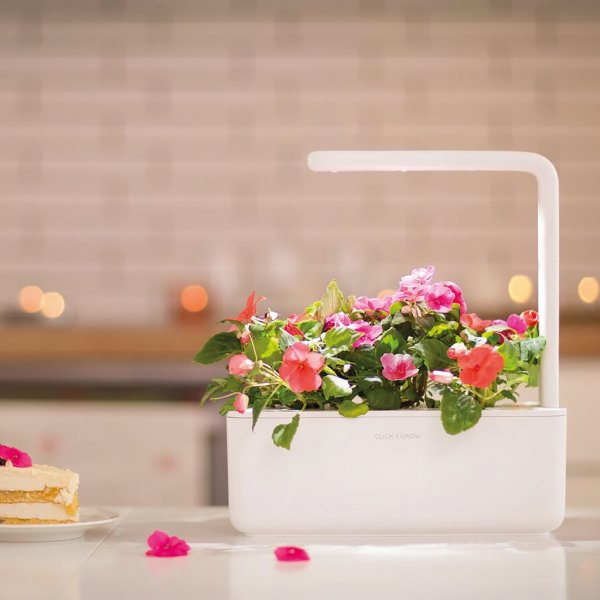 Click and Grow Smart Garden 3 Startpakke - Hvid