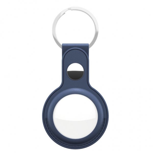 KeyBudz AirTag Holder 2-pak Læder Blå