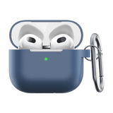 KeyBudz PodSkinz Elevate Series Airpod 3 Cover Silikone Blå