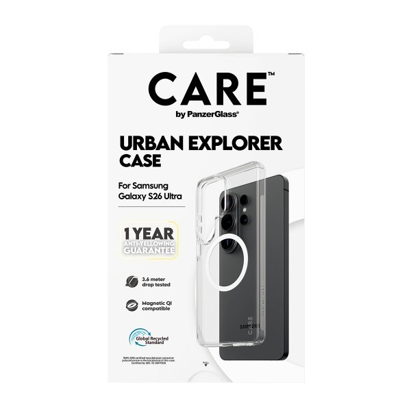 CARE by PanzerGlass Samsung Galaxy S26 Ultra Cover Urban Explorer MagSafe Transparent