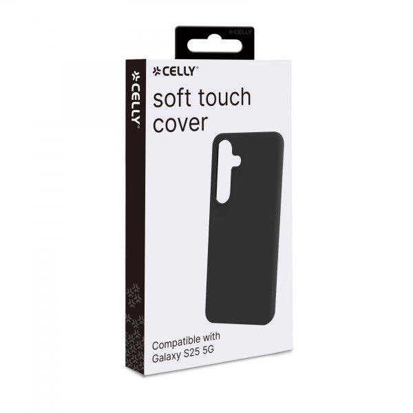 Celly Samsung Galaxy S25 Cover CROMO Sort