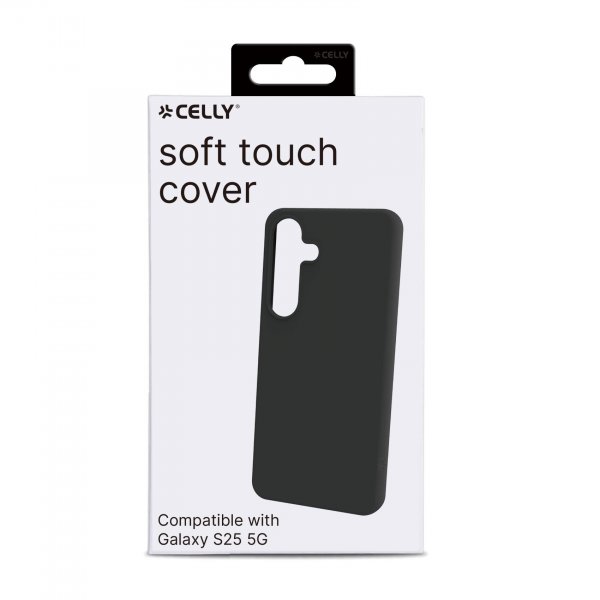 Celly Samsung Galaxy S25 Cover CROMO Sort