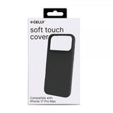 Celly iPhone 17 Pro Max Cover CROMO Sort