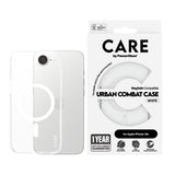 CARE by PanzerGlass iPhone 16e/17e Cover Urban Combat MagSafe Hvid