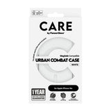 CARE by PanzerGlass iPhone 16e/17e Cover Urban Combat MagSafe Hvid