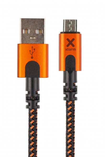 Xtorm Xtreme USB-A til Micro USB Kabel 1.5m Sort Orange