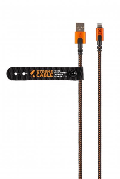 Xtorm Xtreme USB-A til Lightning Kabel 1.5m Sort Orange