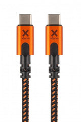 Xtorm Xtreme USB-C til USB-C PD Kabel 1.5m Sort Orange