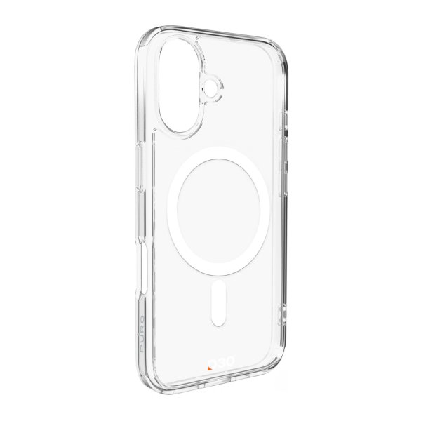 Puro iPhone 16 Plus Cover Impact Clear D3O MagSafe Transparent