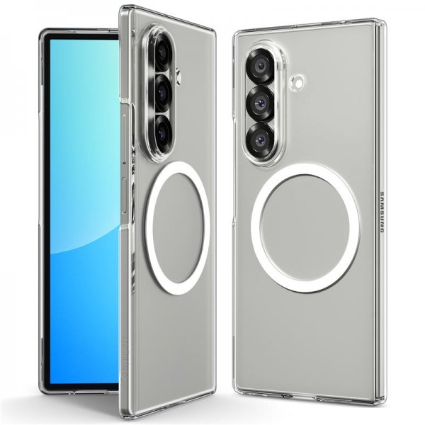 Spigen Samsung Galaxy Z Fold 7 Cover Air Skin MagFit Klar Hvid