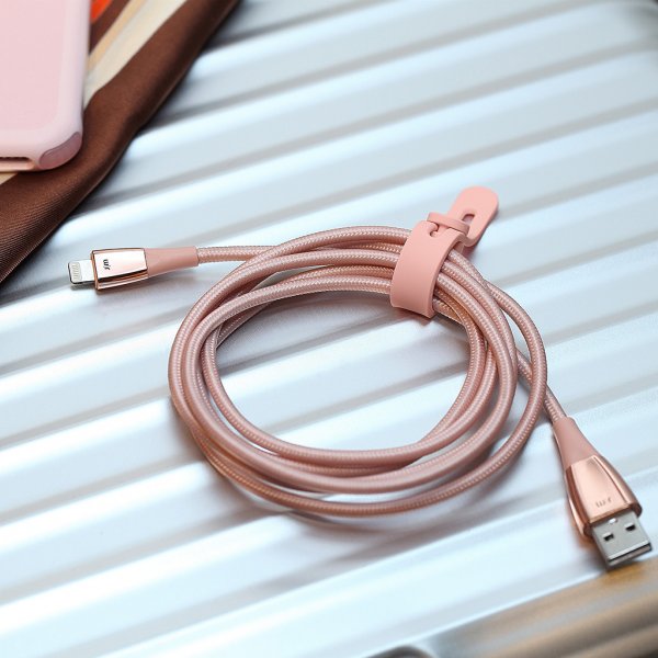 Just Mobile Kabel ZinCable USB-A/Lightning 1.5m Rosaguld