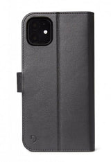 Decoded iPhone 11/Xr Cover Aftageligt Cover Ægte Læder Sort