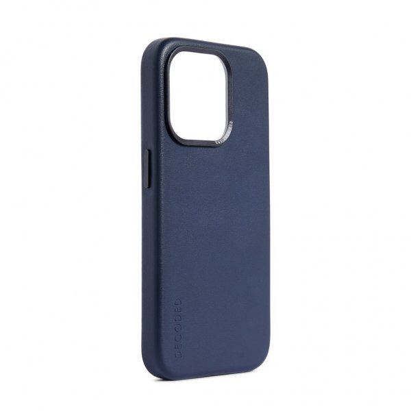 Decoded iPhone 15 Plus Cover Læder Bagcover True Navy
