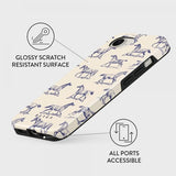 Burga iPhone 16e/iPhone 17e Cover Tough MagSafe Derby Race