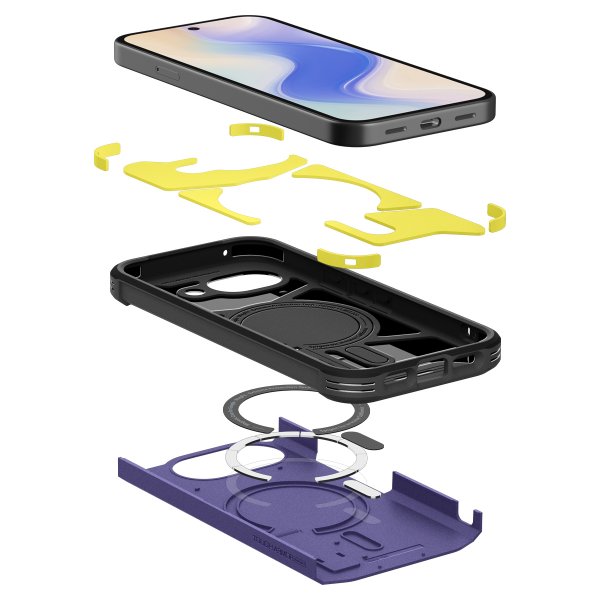 Spigen Google Pixel 10a Cover Tough Armor MagFit Ash Violet