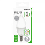 Deltaco Smart Home Dæmpbar LED-pære E14 WiFi 4.5W