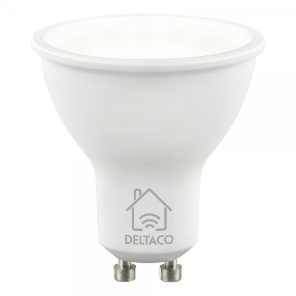 Deltaco Smart Home Dæmpbar LED-pære GU10 WiFi 5W