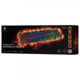 Deltaco Gaming DK220 Gaming Tastatur Membran RGB Sort