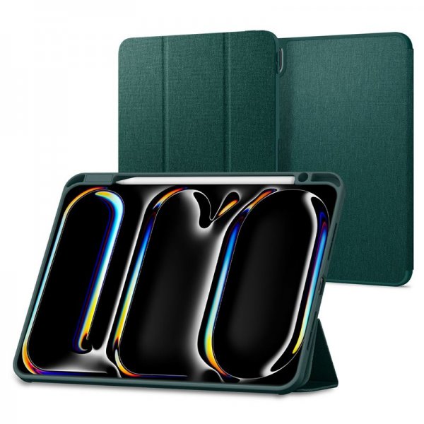 Spigen iPad Pro 11 (M4/M5) Cover Urban Fit Midnight Green