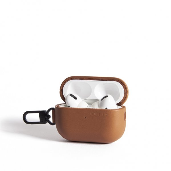 Mujjo AirPods Pro 2 Cover Echelon Tan