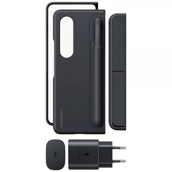 Samsung Original Galaxy Z Fold 4 Note Package Cover + S Pen + 25W Rejseadapter