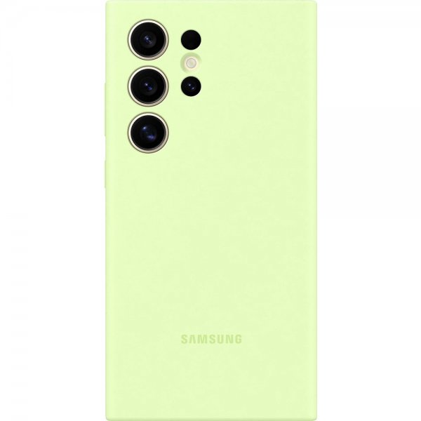 Samsung Original Galaxy S24 Ultra Cover Silikone Etui Lysegrøn