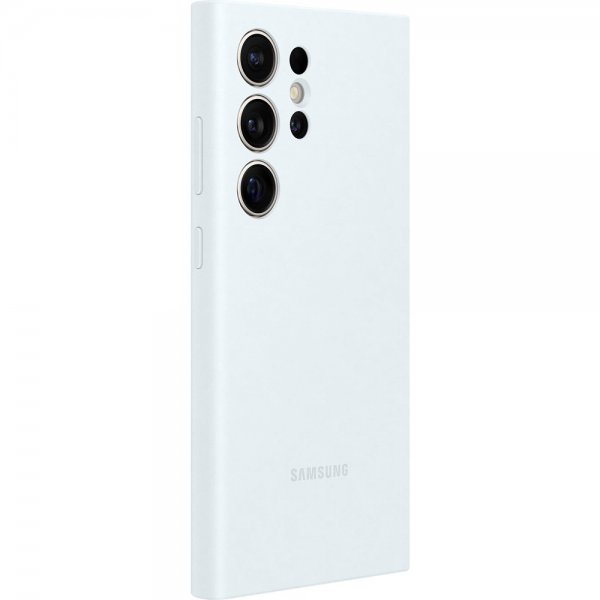 Samsung Original Galaxy S24 Ultra Cover Silikonecover Hvid