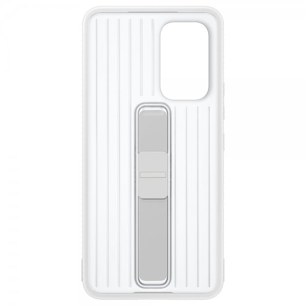 Samsung Original Galaxy A53 5G Cover Protective Standing Cover Transparent Hvid