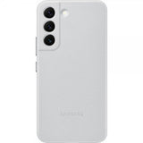 Samsung Original Galaxy S22 Plus Cover Læder Light Grey
