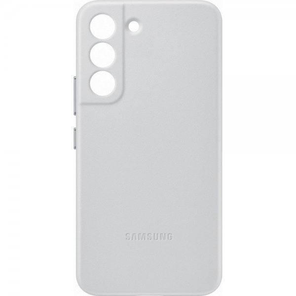 Samsung Original Galaxy S22 Plus Cover Læder Light Grey