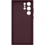 Samsung Original Galaxy S22 Ultra Cover i læder, bordeaux
