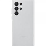 Samsung Original Galaxy S22 Ultra Cover Læder Light Gray