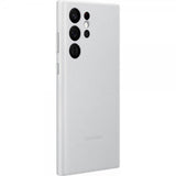 Samsung Original Galaxy S22 Ultra Cover Læder Light Gray