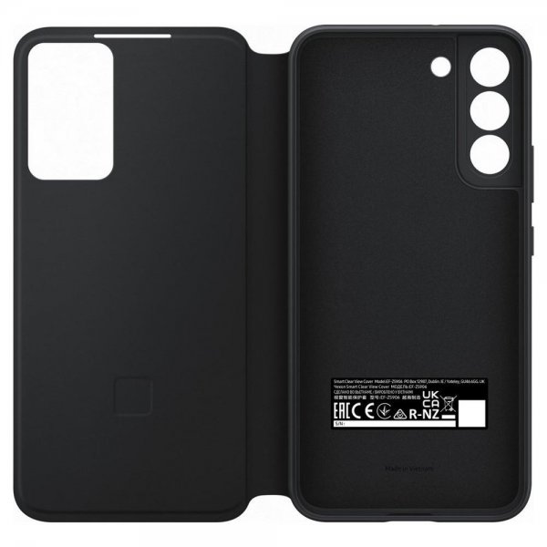 Samsung Original Galaxy S22 Cover Smart Clear View Cover Sort