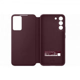 Samsung Original Galaxy S22 Cover Smart Clear View Cover Burgundy
