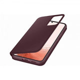 Samsung Original Galaxy S22 Plus Cover Smart Clear View Cover Burgundy