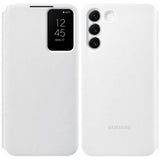 Samsung Original Galaxy S22 Plus Cover Smart Clear View Cover Hvid