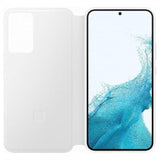 Samsung Original Galaxy S22 Plus Cover Smart Clear View Cover Hvid