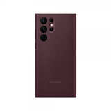 Samsung Original Galaxy S22 Ultra Cover Smart Clear View Cover Burgundy