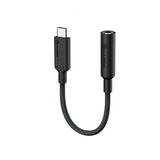 ALOGIC Elements Pro 10 cm USB-C til 3,5 mm lydadapter Sort