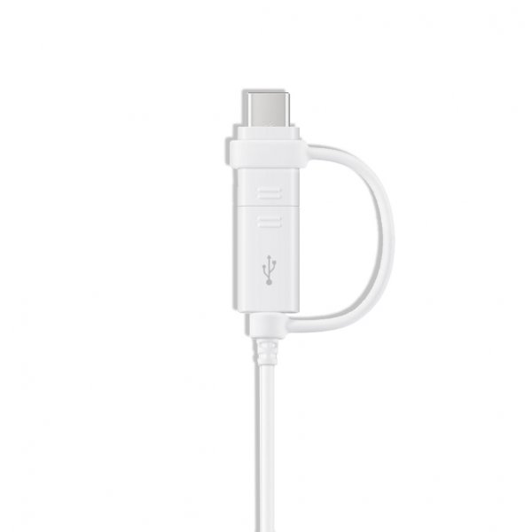 Samsung Data- og Ladekabel USB Type-C/Micro-USB 1.5m Hvid
